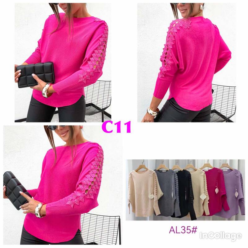 Bluzki damskie Roz L-3XL, Mix Kolor .Paczka 10 szt
